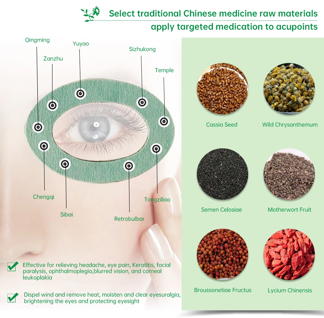 Dark Under-Eye Circles Relief Natural Honey Chinese Herbs Custom Eye Patches