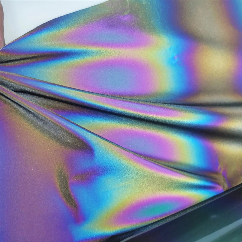 Rainbow Customized Heat Press Transfer Hologram Lettering High Refletivity Refletive Clothes Labels Vinyl