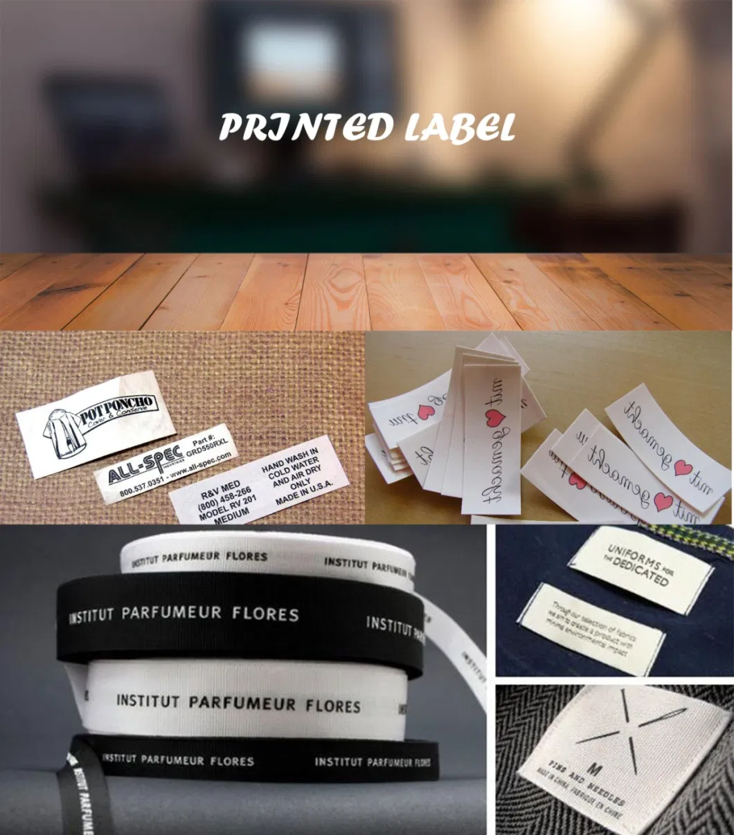 Thermal Various Heat Transfer Printing Label for Garments