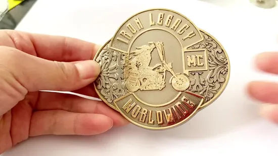 Belt Buckle Custom Gold 3D Vintage Design Casting Alloy Metal Rectangular Enamel Western Buckle Cowboy Metal Belt Buckle 