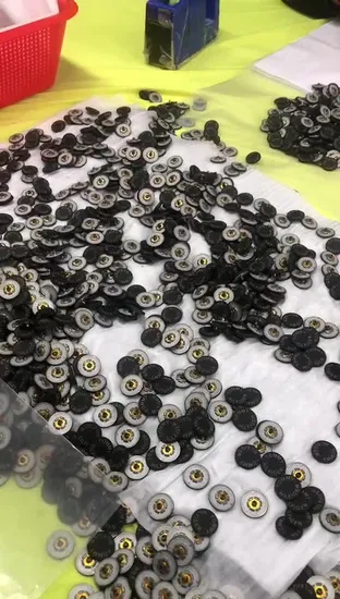 Hidden Fastener for Coats, Nickel Color with Spring Snap Under Parts, 4 Parts Hidden Snap 