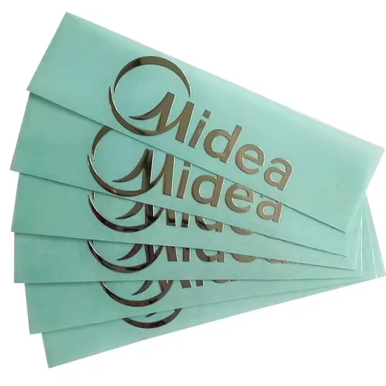 Custom Metal Gold Silver 3D Packaging Printing Vinyl UV Transfer Label Sticker 