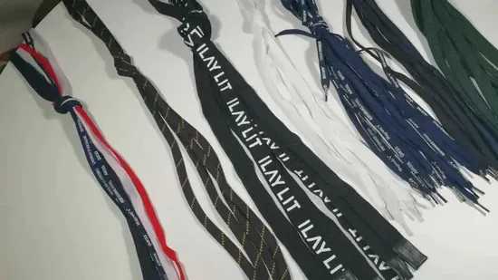 Yellow Green Plastic Tip Type Luxury Polyester Flat Hoodie Drawcord 