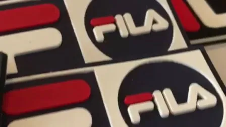 Custom Design Embossed Silicone 3D Rubber Labels 