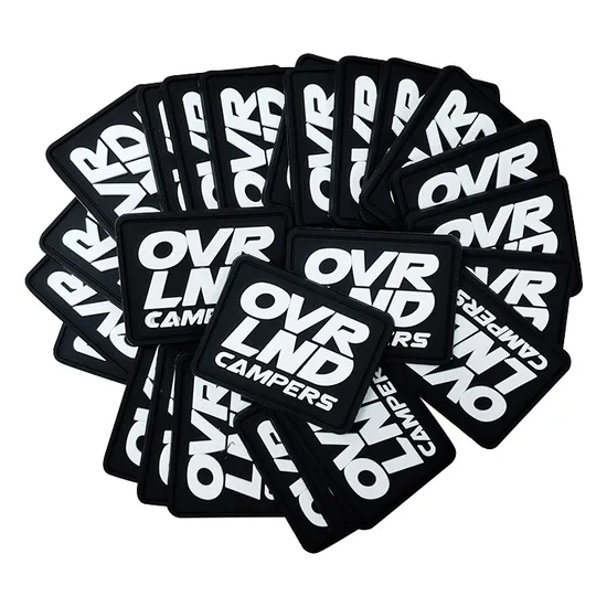 Custom Clothing Hat Brand Logo 3D Silicone PVC Rubber Iron Oniron on Patch Badge Labels for Clothes Soft PVC Patches 