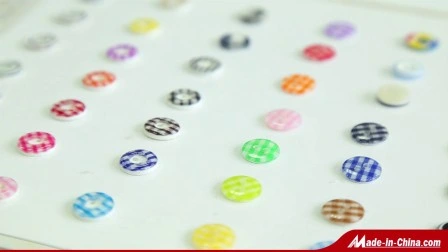 Best Quality Plastic Resin Material Sewing Button Custom 4