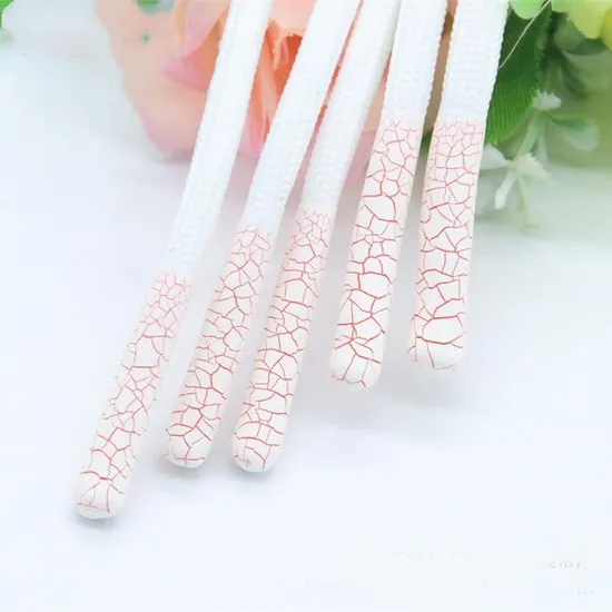 Braided Round Polyester Hoodie String Custom Plastic Tips Silicone Dipped Tips Drawcord 