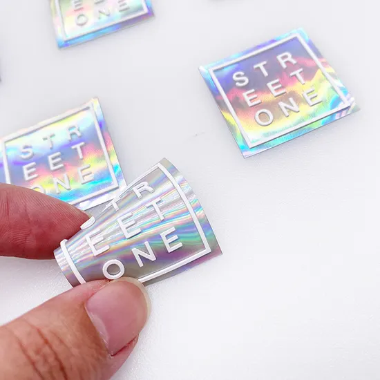 Hologram Tup Colors Logo Add Silicone Label on Top 